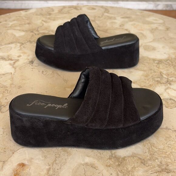 Free People Almost Paradise Chunky Platform Leather Sandals - Picture 5 of 14